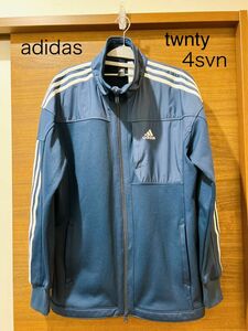 adidas TWNTY 4SVNジャージジャケット　メンズ　Ｌサイズ　【美品】