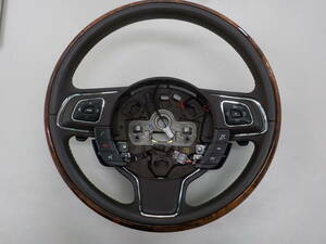 * Jaguar XJ X351 wood combination steering wheel paddle attaching *