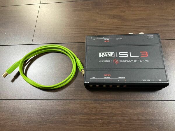 RANE スクラッチライブ3 Oyaide d+ class B USB serato SCRATCH LIVE3 SL3 DJ