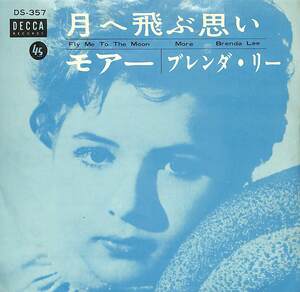 C00195003/EP/ブレンダ・リー(BRENDA LEE)「月へ飛ぶ思い Fly Me To The Moon / More (1964年・DS-357・ヴォーカル)」