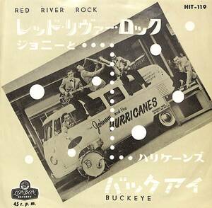 C00197494/EP/ジョニーとハリケーンズ「レッド・リヴァー・ロック/バックアイ(1959年：HIT-119)」