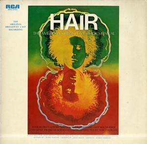A00581615/LP/ガルト・マクダーモット「ヘアー Hair - The Original Broadway Cast Recording (1969年・SRA-5152・サントラ・サイケデリ