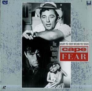 B00172461/LD/ロバート・ミッチャム「恐怖の岬 Cape Fear 1961 (1992年・PILF-1532)」