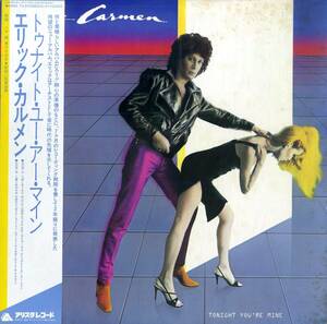 A00551460/LP/エリック・カルメン(ERIC CARMEN・ラズベリーズ)「Tonight Youre Mine (1980年・25RS-73・AOR・ライトメロウ)」