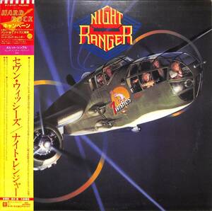 A00564451/LP/ナイト・レンジャー(NIGHT RANGER)「7 Wishes (1985年・P-13131・ハードロック・アリーナロック)」