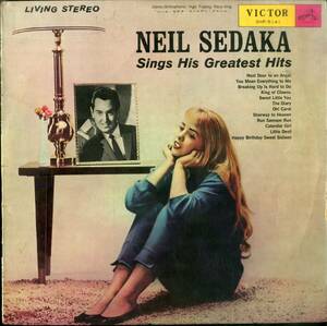A00589282/LP/Neil Sedaka「Nail Sedaka Sings His Greatest Hits」