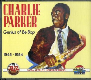 D00161259/CD3枚組/Charlie Parker「Genius Of Be Bop 1945 - 1954」