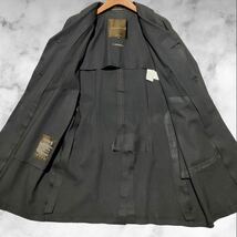 定価20万!!!定番!!!【マッキントッシュ MACKINTOSH】スコットランド製◎ハンドメイド ステンカラーコート ダンケルド ゴム引き M 黒_画像4