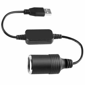 USBポート 12V車用のシガレットライターソケット メス変換アダプタコード usb シガーソケット 変換 車載充電器 35cm