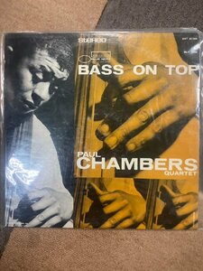 稀少 初期直輸入盤 BLUE NOTE 帯付き シュリンク付き PAUL CHAMBERS BASS ON TOP ポール・チェンバース KENNY BURRELL ブルーノート フリ01