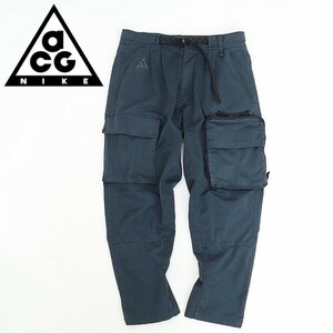 ◆NIKE ナイキ ACG WOVEN CARGO PANTS ウーブン カーゴ パンツ 紺 ネイビー M