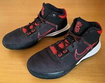 ナイキNIKEカイリーKYRIEフライトラップ4バスケットボールシューズ25cmブラック黒赤ZoomズームJORDANジョーダンKDレブロンPGバッシュ送\520_画像1