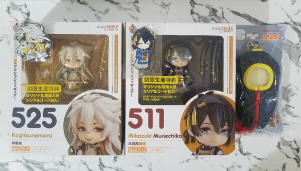 ねんどろいど 刀剣乱舞 三日月宗近 小狐丸 グッドスマイルカンパニー　おまけ付き