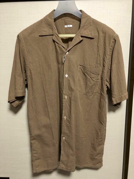 新品未使用 COMOLI 20SS ベタシャン オープンカラーシャツ 1 khaki R01-02011