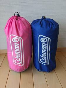 【2個セット・送料込み！】Coleman 寝袋 スクールマミー2 C10 ブルー/ピンク
