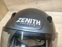 ■中古ヘルメット■ジェットヘルメット ZENITH ゼニス　フリーサイズ　57-59■_画像9