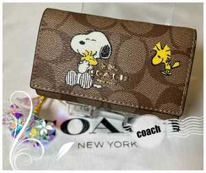 COACH コーチ キーケース　スヌーピー ウッドストック　キーホルダー