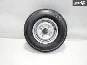 ●当時物 ダイハツ純正 10インチ 3.50B PCD 110 4穴 4H ハブ径 約65mm スチール ホイール タイヤ 1本 ミゼット2 ハイゼット クォーレ