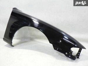 凹みなし！　＊即納 日産純正 S14 シルビア 前期 フロント フェンダー パネル 右 右側 運転席 KH3 スーパーブラック