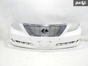 ＊即納 LEXUS レクサス 純正 USF40 UVF45 LS460 LS 前期 ノーマル フロント バンパー ラジエーター グリル ホワイトパール 52119-50890