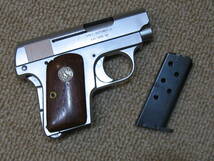 KOKUSAI ★ COLT POCKET .25 SILVER ABS樹脂製 _画像6