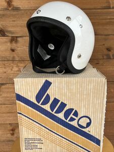 nosジェットヘルメット BUCO ミニエンデューロ白1977年製造 箱付きデッドストック 極小シェル 要リペア ブコ 