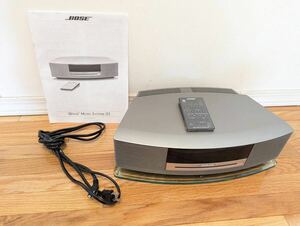 【美品】BOSE WAVE music system Ⅲ 専用台座付 ボーズ オーディオ機器