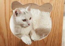 高品質/ キャットハウス キャットベッド 猫用ハウス ペット用品 天然木 ナチュラル 庭用 小動物ケージ_画像5