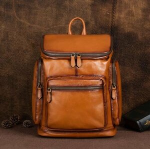  beautiful goods * commuting going to school men's original leather body back man one shoulder bag diagonal .. bag leather commuting going to school casual combined use 