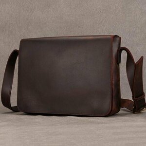  super popular! men's bag business bag cow leather cow leather diagonal .. bag original leather .ruda- bag bicycle commuting going to school 