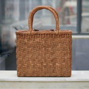  new goods * worker handmade superior article mountain .. basket bag hand-knitted mountain ... bag basket cane basket high class UP handbag 