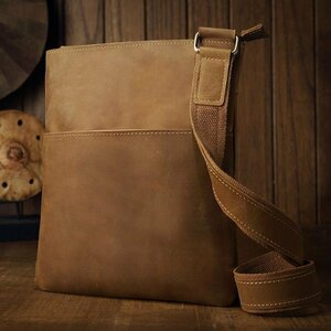 original leather shoulder bag men's leather antique diagonal .. bag messenger bag handbag 