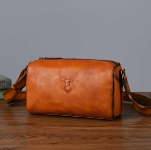  beautiful goods * second bag men's original leather cow leather compact clutch bag storage business handbag gentleman 