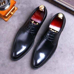  popular beautiful goods * original leather England type business shoes men's shoes * shoes leather shoes * worker handmade cow leather gentleman shoes ^ black 