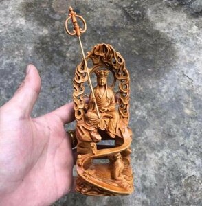 beautiful goods * finest quality. tree carving Buddhism fine art precise sculpture Buddhist image tree carving ground warehouse bodhisattva image *. fortune better fortune 