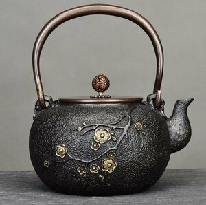 入手困難☆鉄器 鉄瓶 提梁壺★新品 茶道具対応 鉄やかん 鉄分補給 鉄びん