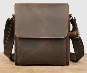  супер популярный! натуральная кожа сумка на плечо мужской кожа античный наклонный .. сумка сумка "почтальонка" толщина кожа вертикальный iPad место хранения 