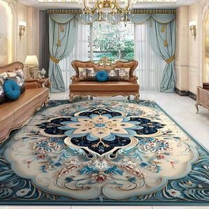 高級感満載！古風フランス式 家庭用カーペット 綺麗 美品 寝室 カーペット 大面積 200*300cm