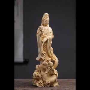  tree carving better fortune feng shui . dragon . sound image ge sculpture handicraft high class natural tsuge tree carving feng shui goods present 