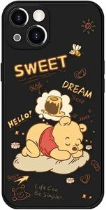 対応 iPhone14 ケース くまのプーさん イフォン14 用保護カバー かわいい キャラクター ディズニー スマホケース 6.