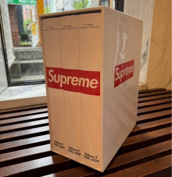 Supreme 30 Years T-Shirts 1994-2024 Book (3-Volumes) "White"