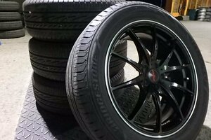 【送料無料】希少☆４本☆RAYS VolkRacing G25☆18インチ☆ブリヂストン REGNO GRV2 バリ山付き☆ 100 ＋48 225/55R18 XV フォレスター