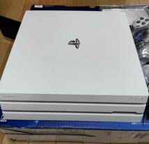 美品 PlayStation4 Pro プレステ4 Glacier White グレイシャー ホワイト 1TB CUH-7100B B02_画像4