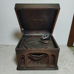 Columbia desk gramophone MODEL No.109 Vita-tonal Grafonola Colombia gramophone antique junk 