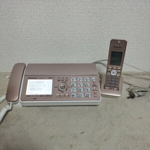 Panasonic パナソニック おたっくす 電話機 KX-PZ300-N パーソナルファクス ピンクゴールド 子機 KX-FKD506-N1