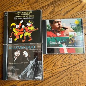 輸入レアフォークロアCD Danish KLEZMERDUO.Folk Music from Belgium.The sound of Armenia