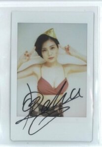 HIT'S/RaMu4 ~2024~ 1of1 with autograph off Schott Cheki ( tea × camouflage bikini ) 240529-100