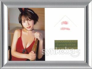 HIT'S/佐々木萌香2　Vol.2　生キス入りSPフレームC　(赤水着/バニー)　◆非売品 240322-814