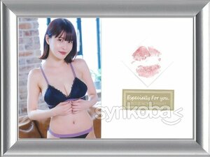 HIT'S/岸明日香6 -Vol.6- 生キス入りSPフレームB　(紺×紫ビキニ)　◆非売品 240524-803