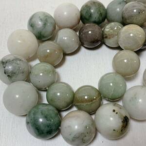 bb646/SALE！天然石◇ジェイド　大玉約16mm14mm　2連set